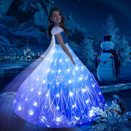 Princess Elsa LED Light Up Dress